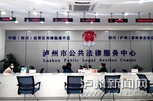 泸州市公共法律服务中心惠及市民，免费提供法律与信息咨询服务